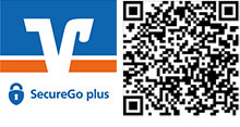 VR SecureGo plus Grafik: VR SecureGo plus-App-Icon inklusive QR-Code