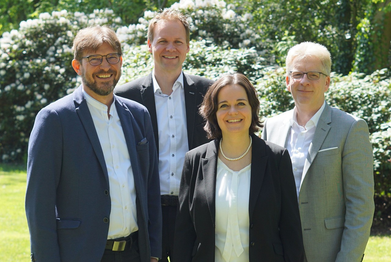 Mitglieder des Vostands 2022 Johann Kramer (Vorstandsvorsitzender), André Kasten, Janina Golz (Generalbevollmächtigte), Mario Baumert